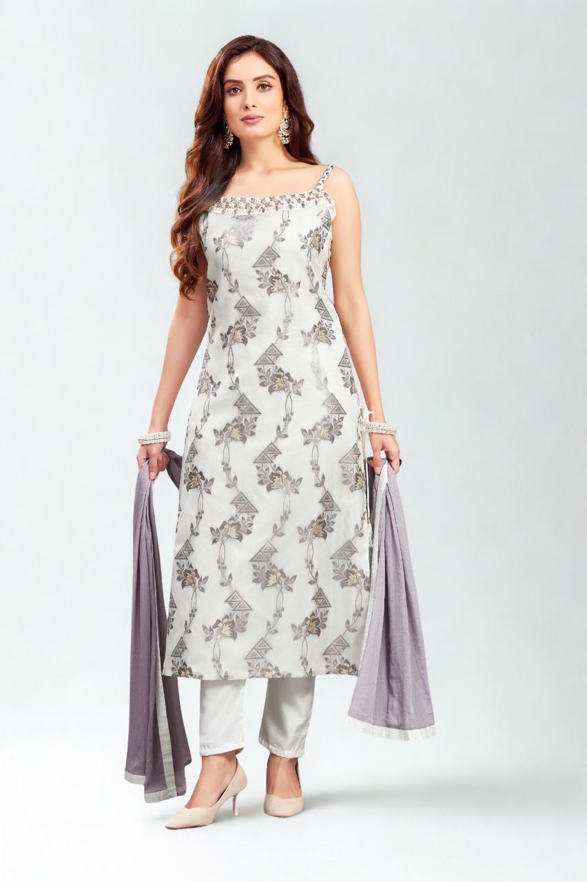 DD1611 Printed kurta with Dupatta