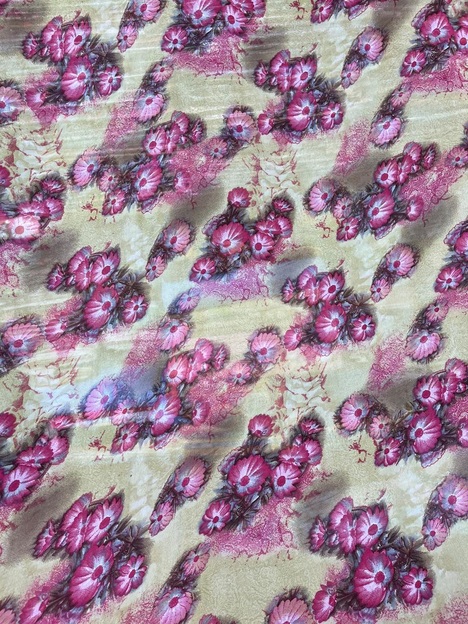 Shimmer Silk Printed D1