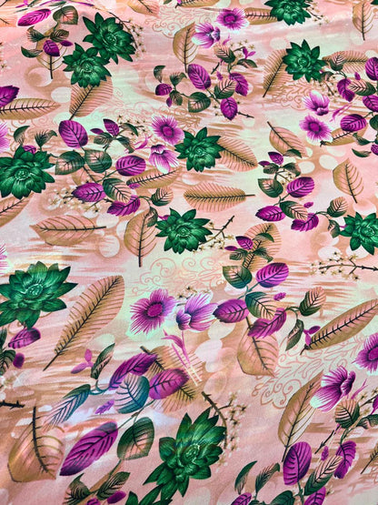 Shimmer Silk Printed D2