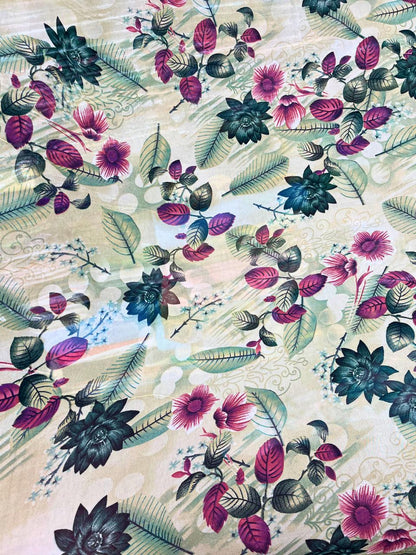 Shimmer Silk Printed D2