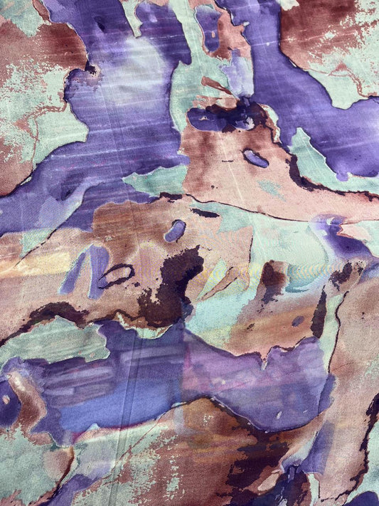 Shimmer Silk Printed D3