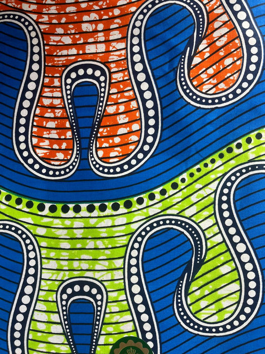 100% Cotton Wax Printed D3