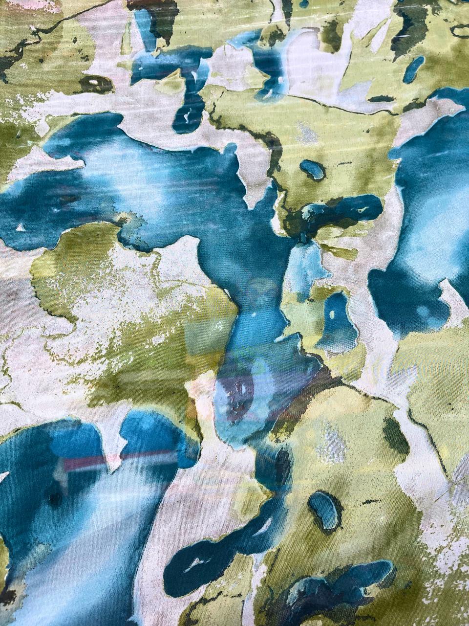 Shimmer Silk Printed D3