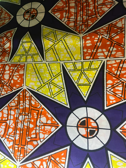 100% Cotton Wax Printed D4