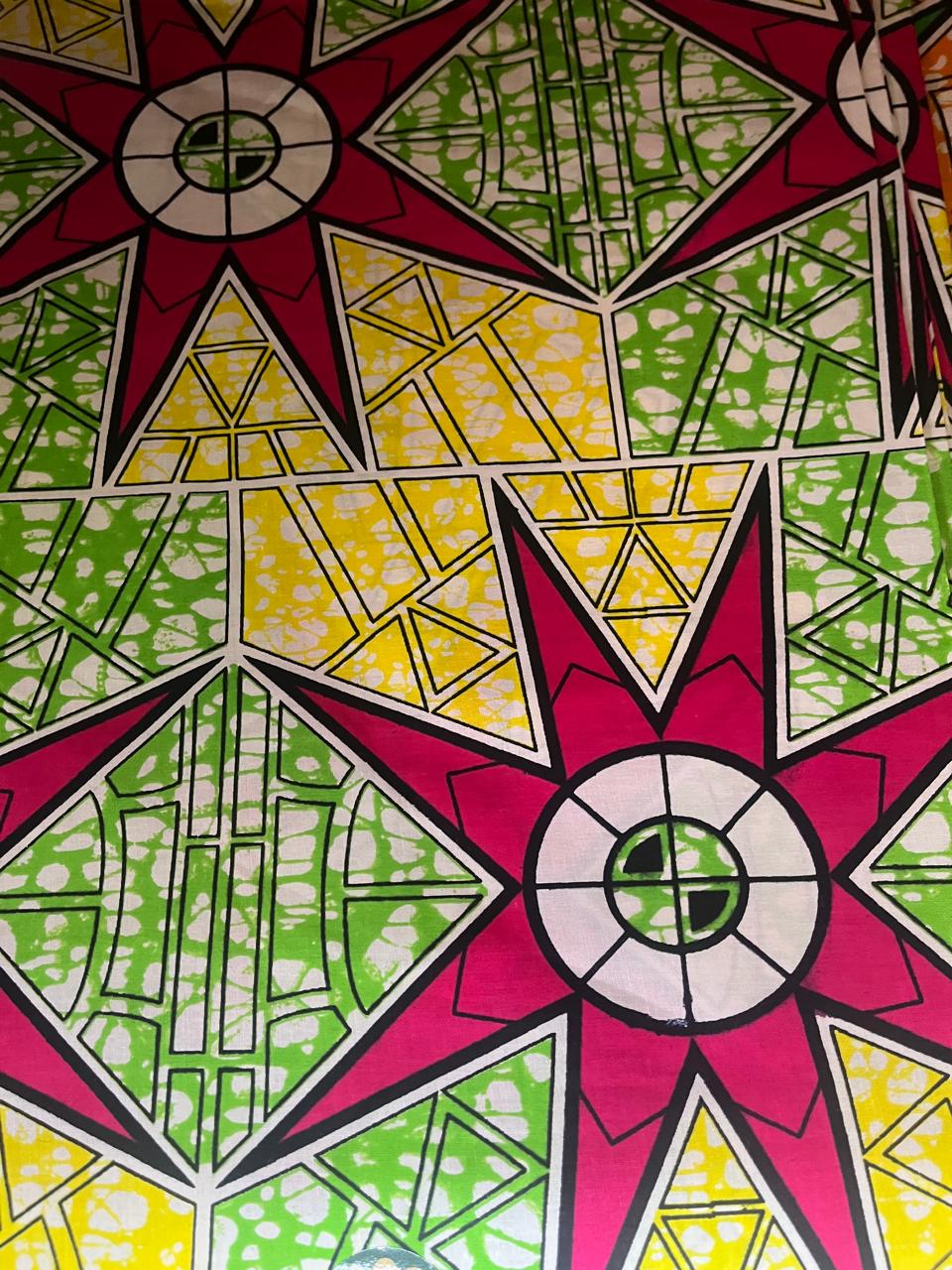 100% Cotton Wax Printed D4