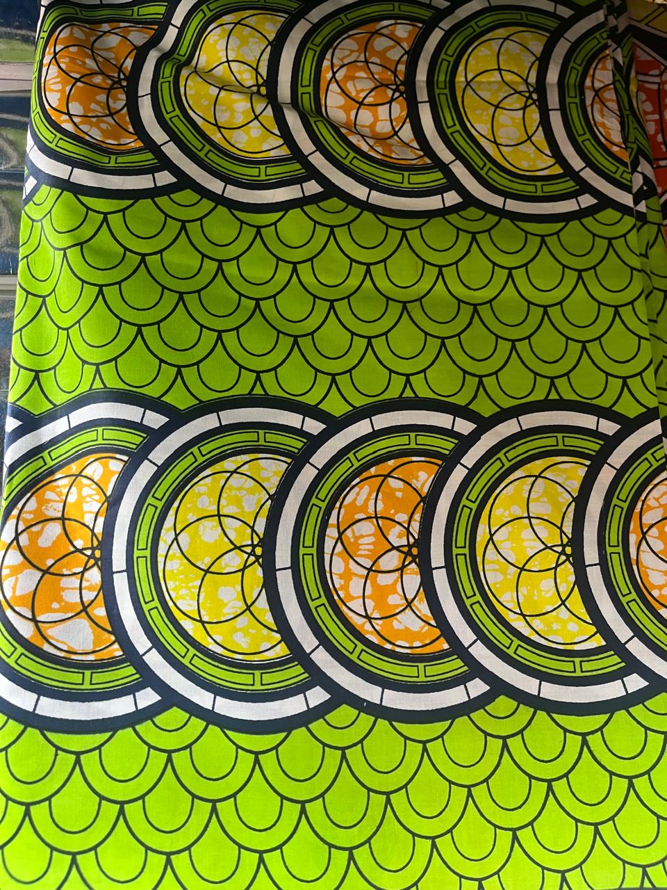 100% Cotton wax printed D5