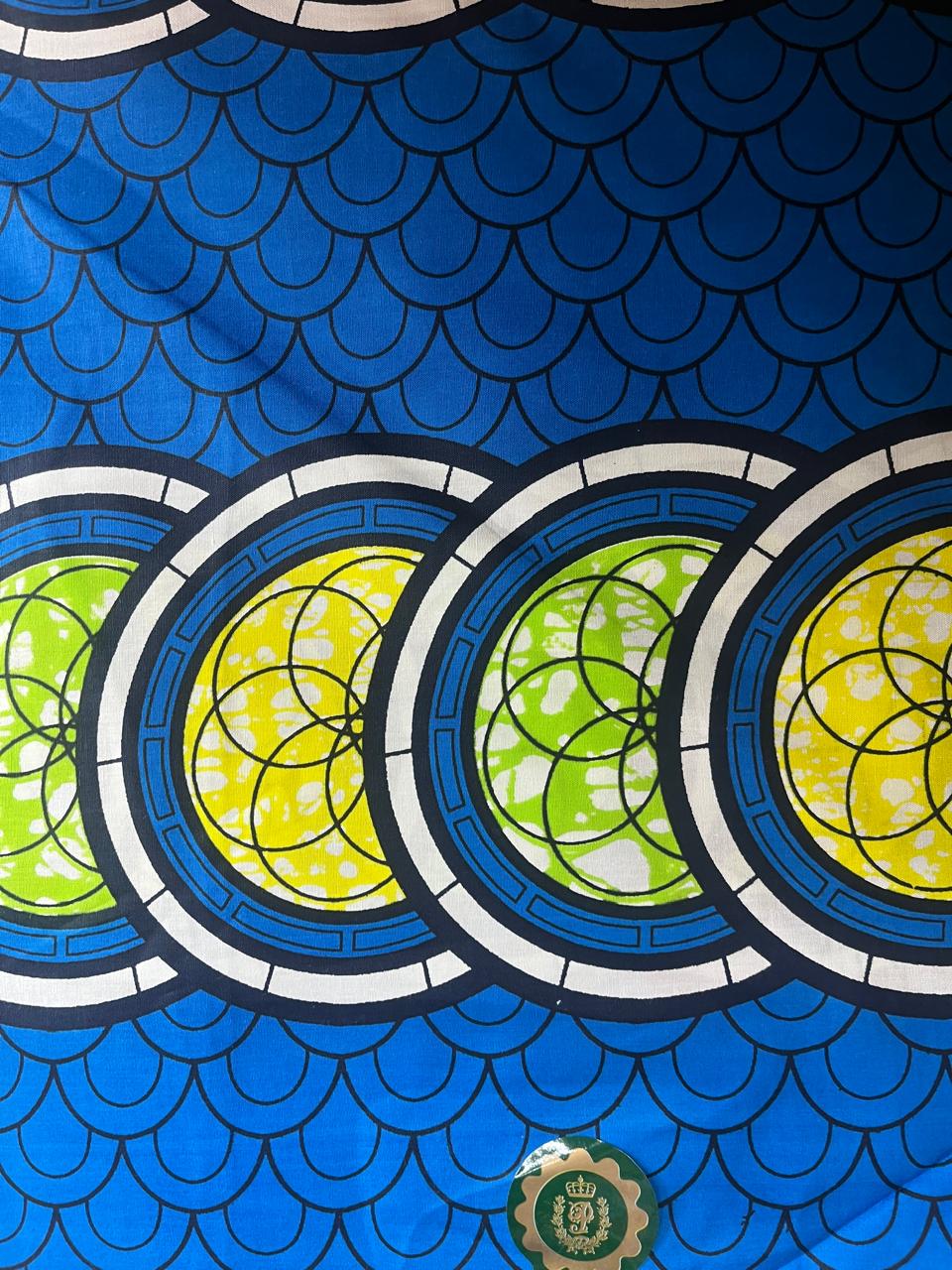 100% Cotton wax printed D5