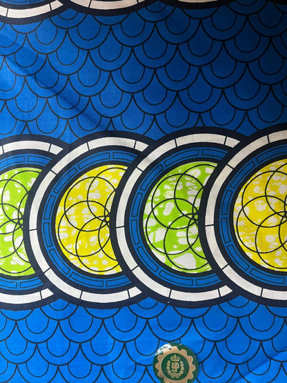 100% Cotton wax printed D5