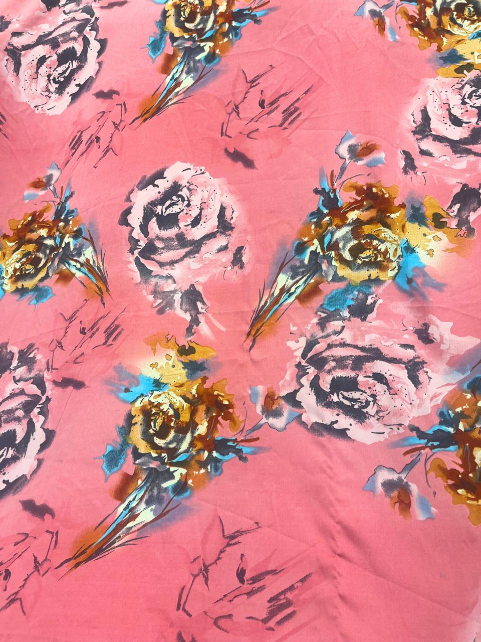 Poly Silk Printed D6