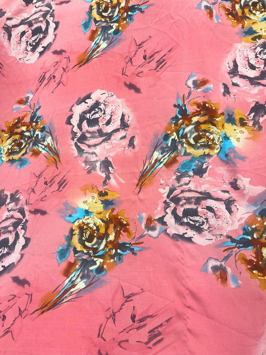 Poly Silk Printed D6