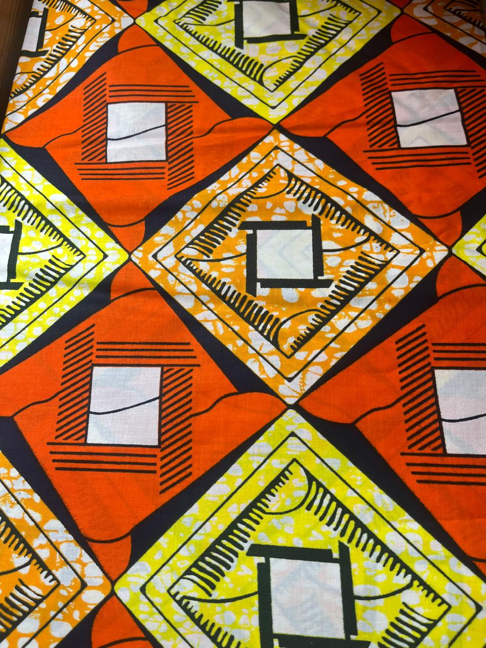 100% Cotton Wax Printed D6