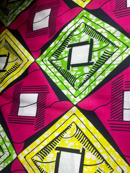 100% Cotton Wax Printed D6