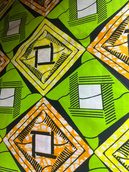 100% Cotton Wax Printed D6