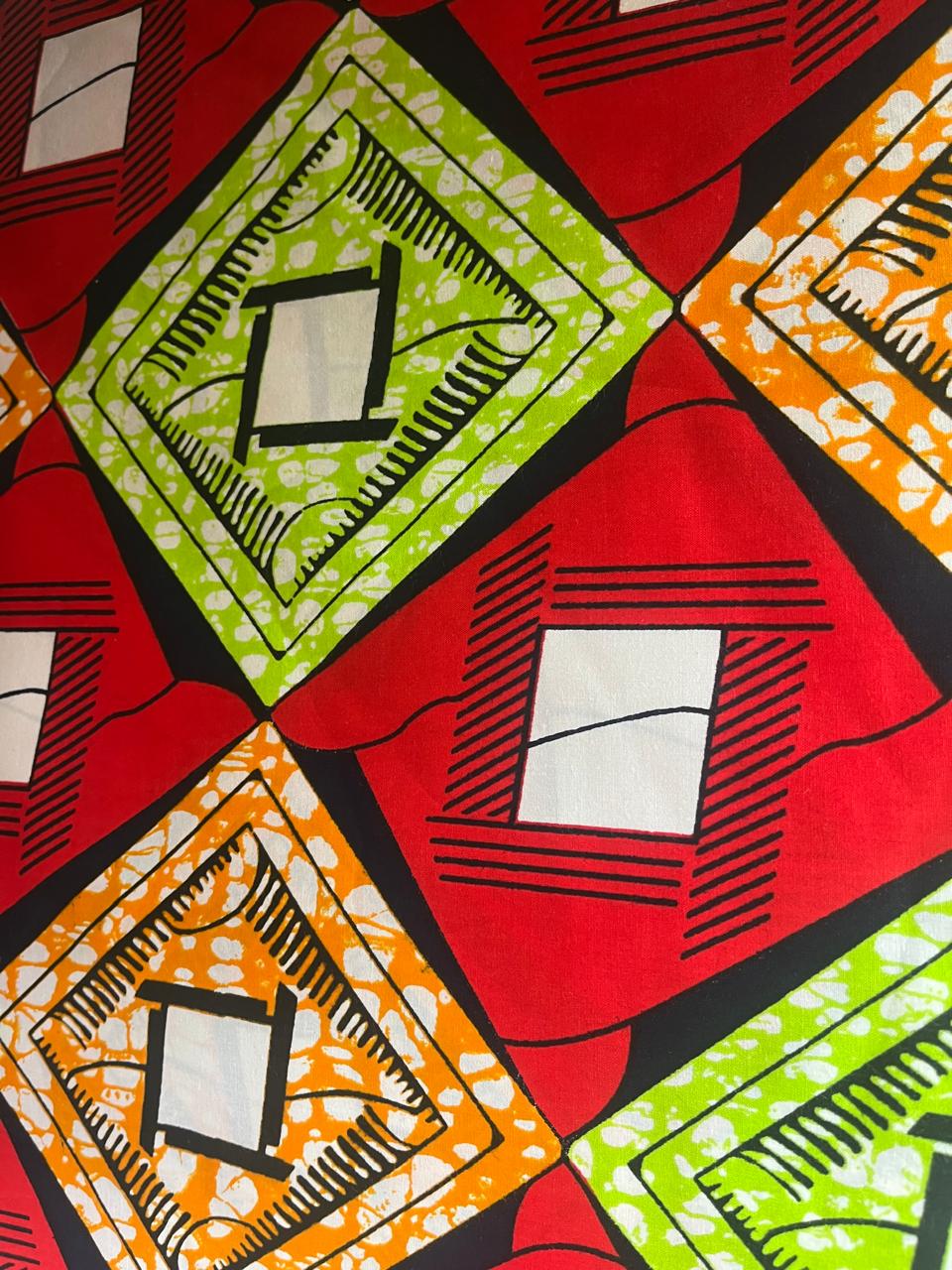 100% Cotton Wax Printed D6