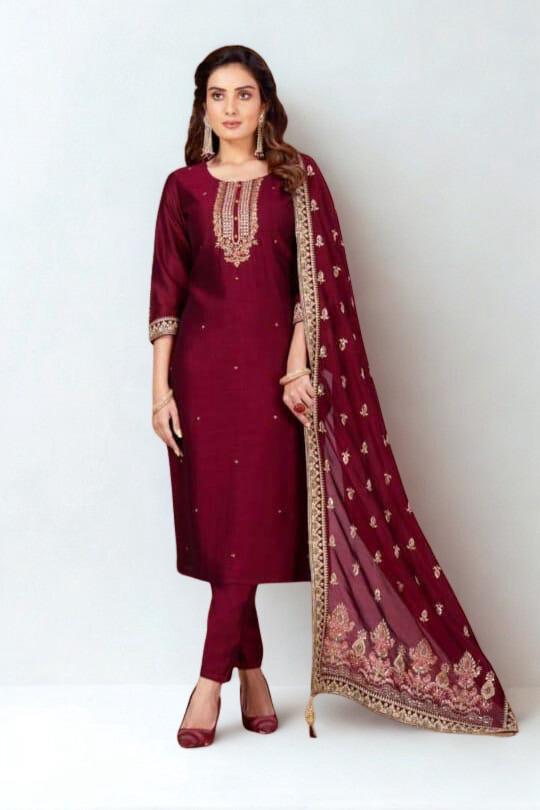 DD1612 Kurta Pajama with Dupatta